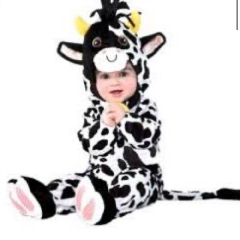 Baby mini moo cow costume